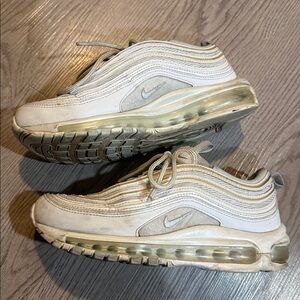 Nike white air max 97 sneakers